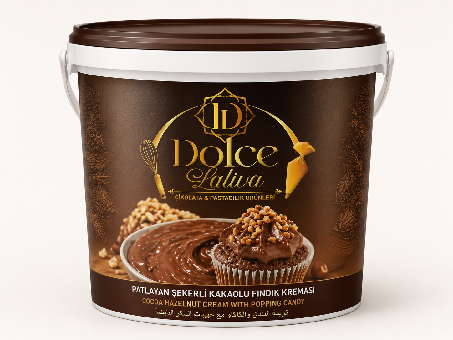 Dolce Laliva Patlayan Şekerli Kakaolu Fındık Kreması 6 kg