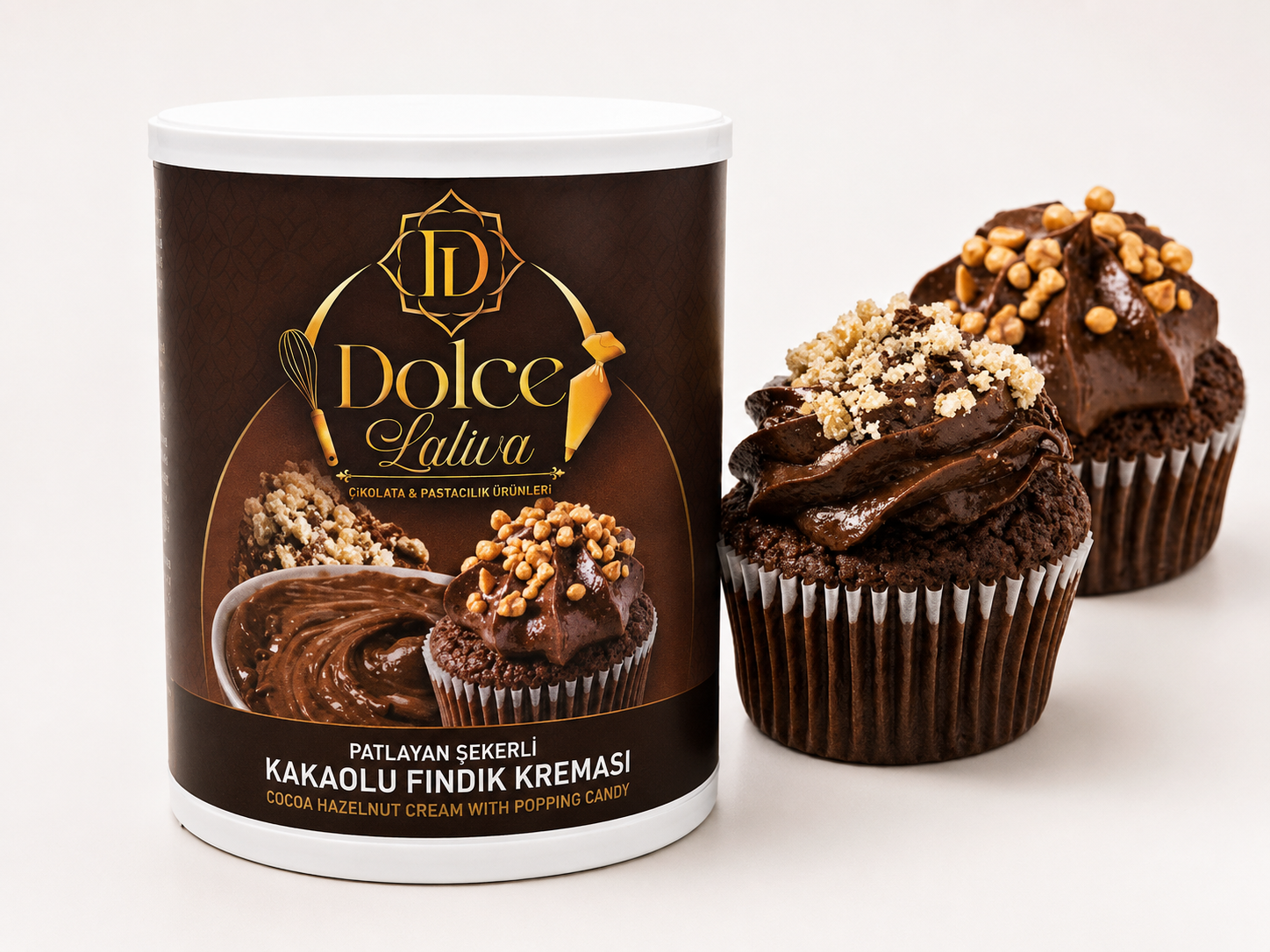 Dolce Laliva Patlayan Şekerli Kakaolu Fındık Kreması 1 kg